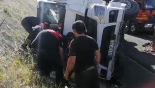 Urfa otobanında kaza, 1 yaralı