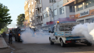 Viranşehir Belediyesinden Haşerlere Karşı İlaçlama Çalışması 