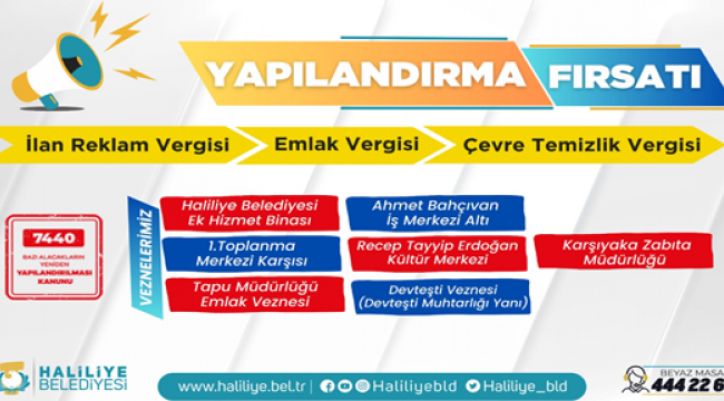 Yapılandırma Fırsatı Devam Ediyor