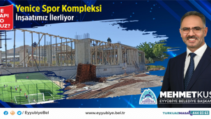 Yenice Spor Kompleksi İnşaatı İlerliyor