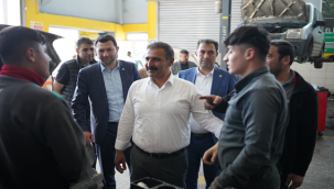 Yetim, Evren sanayi sitesini ziyaret etti