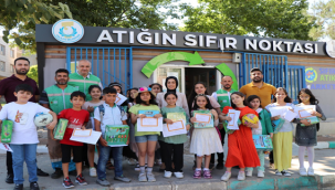 Atığını Getiren Öğrencilere Karne Hediyeleri Haliliye Belediyesinden