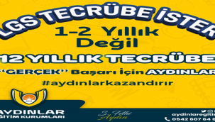 Aydınlar Eğitim Kurumları yine şaşırtmadı: Çıtayı yükselti