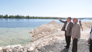 Başkan Beyazgü, Birecik'te sürdürülen çalışmaları yerinde inceledi