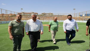 Başkan Beyazgül, "Yeni Halı Sahamız Gençlerimize Hayırlı Olsun"