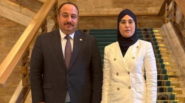 Başkan Ekinci'den Vekil Yazmacı'ya hayırlı olsun ziyareti 