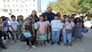 Başkan Ekinci Öğrencilerin Karne Sevincine Ortak Oldu