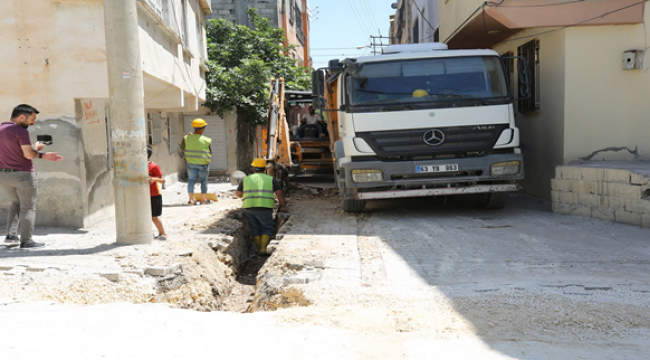 Eyyübiye'de Doğalgaz Çalışmaları Devam Ediyor