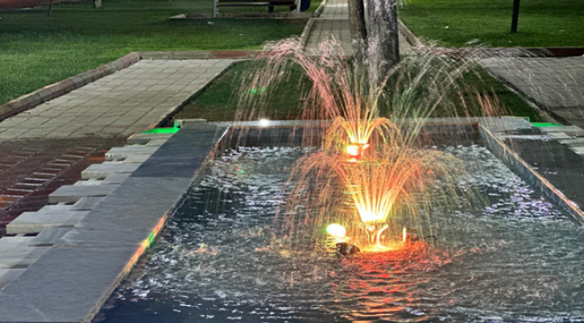 Eyyübiye Parklarında Görsel Şölen