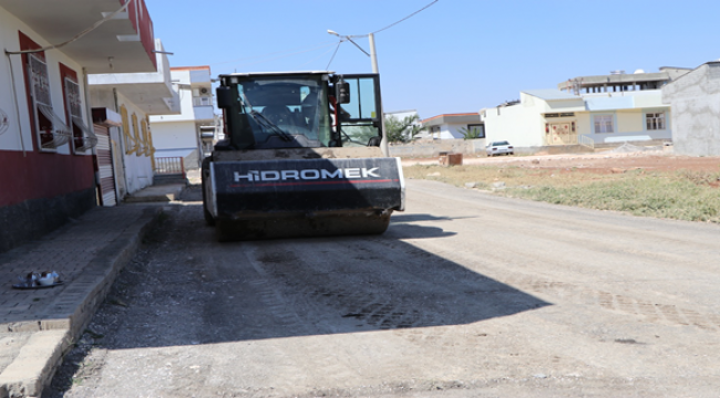 Hürriyet Mahallesinde Asfalta Hazırlık Çalışması