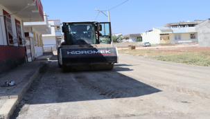 Hürriyet Mahallesinde Asfalta Hazırlık Çalışması