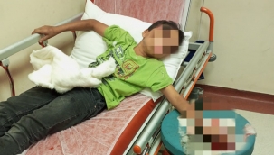 Şanlıurfa'da küçük çocuğun yardımına itfaiye ekipleri koştu