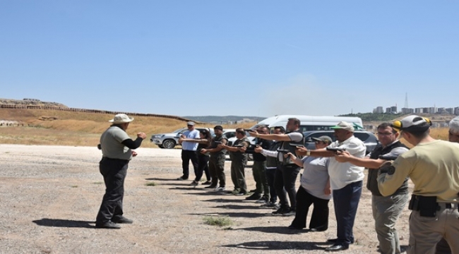 Şanlıurfa Orman Bölge Müdürlüğü Personeline Silah Eğitimi Verildi