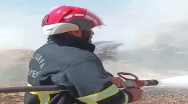Urfa'da korkutan tır yangını!