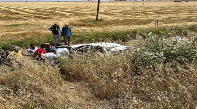 Urfa'da trafik kazası, 2 yaralı