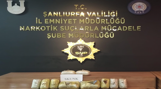 Urfa'da uyuşturucu operasyonu, 2 gözaltı