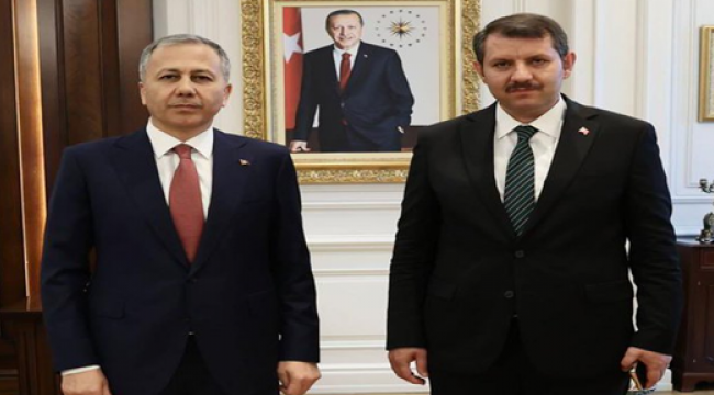Vali Ayhan, İçişleri Bakanı Ali Yerlikaya ile görüştü!