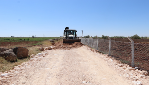 Viranşehir Belediyesinden Kırsal Mahalle İçi Yollarda Stabilize Yol Çalışması
