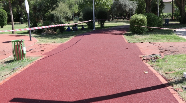 Büyükşehir Parklardaki yürüyüş yollarını yeniledi