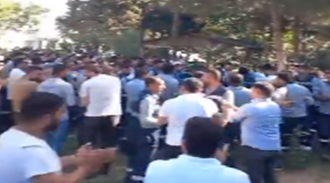 Dicle Edaş personelleri iş bıraktı