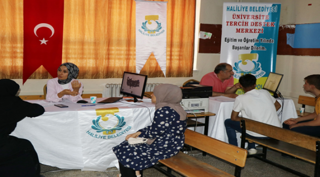Haliliye Belediyesi Tercih Destek Merkezi Hizmette