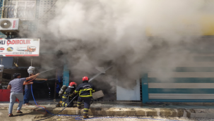 İş yeri küle döndü!