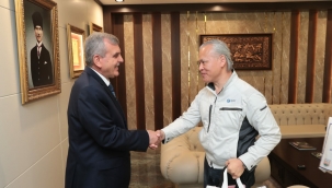 JAPONYA ULUSLARARASI İŞBİRLİĞİ AJANSI JICA'DAN BAŞKAN BEYAZGÜL'E ZİYARET