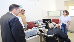 Sağlık Müdürü Solmaz; Viranşehir'deki sağlık tesisleri yerinde değerlendirdi