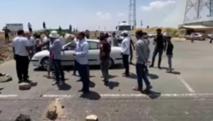 Şanlıurfa'da çiftçiler yol kapatıp eylem yaptı!