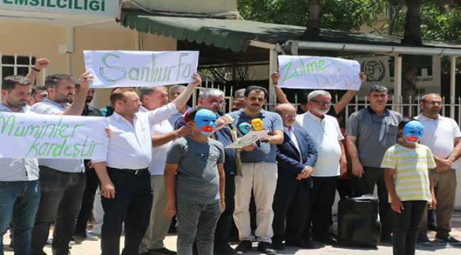 Şanlıurfa'da Doğu Türkistan'daki Çin zulmüne dur de çağrısı