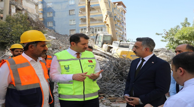 Şanlıurfa'da enkaz kaldırma ve yıkım işlemlerinde %35 seviyesine ulaşıldı