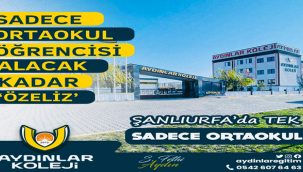 Şanlıurfa'da fen liselerin tek adresi! Aydınlar eğitim kurumları