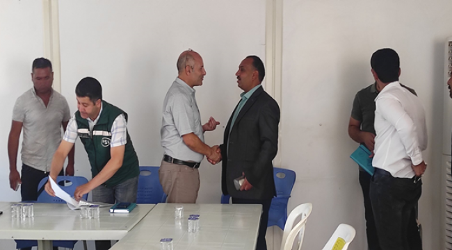 Şanlıurfa'da muhtarlarla sulama ve tabulaştırma toplantısı yapıldı