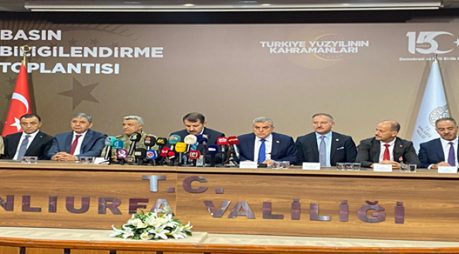 Şanlıurfa Valisi Ayhan'dan 15 Temmuz etkinliklerine davet