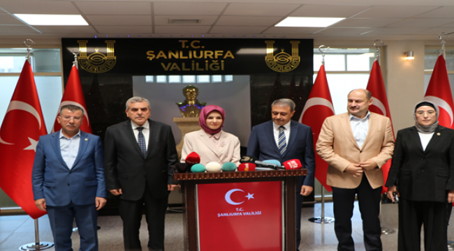 Aile ve Sosyal Hizmetler Bakanı Mahinur Özdemir Göktaş Şanlıurfa'da