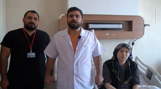 Aynı anda iki operasyon yapılan hasta hayata tutundu