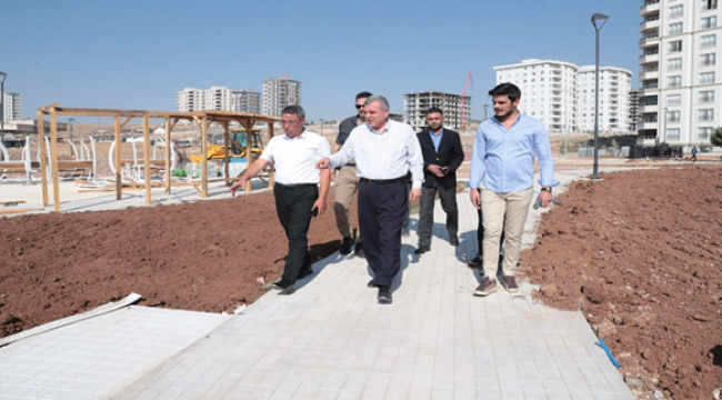 Başkan Beyazgül, ''Kentte Yeşil Alan Oranını Artırıyoruz''