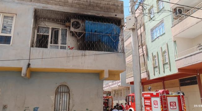 Eyyübiye'de mesken yangını 