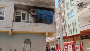 Eyyübiye'de mesken yangını 