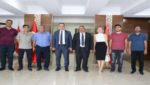 Gazetecilerden İl Emniyet Müdürü Erdem Bildirici'ye ziyaret