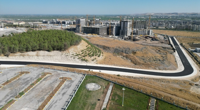 Kır düğün bahçesi yolu asfaltlandı