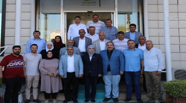 Milletvekili Yazmacı'dan Viranşehir belediyesine ziyaret