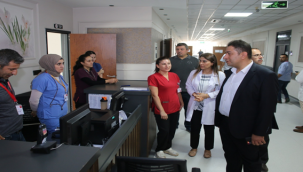 Sağlık Müdürü Solmaz Balıklıgöl Devlet Hastanesinde incelemelerde bulundu