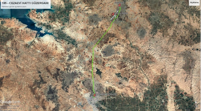 Şanlıurfa'dan, Cezaevine Otobüs Hattı Hizmete Giriyor