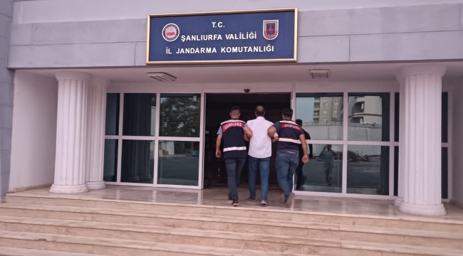 Urfa'da 25 yıl hapis cezası bulunan zanlı yakalandı 