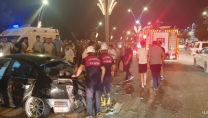 Urfa'da zincirleme kaza, 4 yaralı 