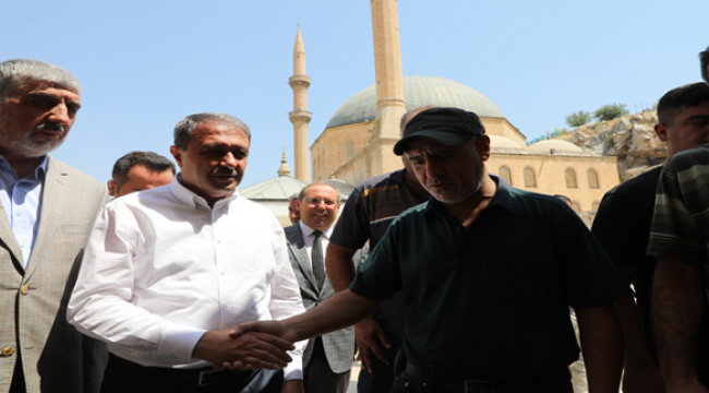 Vali Şıldak, Balıklıgöl platosunda vatandaşlarla bir araya geldi