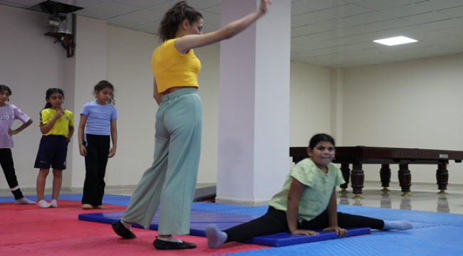 Viranşehir Belediyesi'nin Jimnastik Kursu İle Sağlıklı Bireyler Yetişiyor 