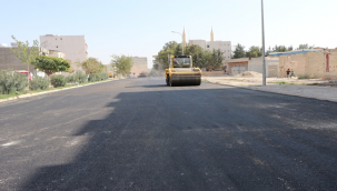 Viranşehir'de Sıcak Asfalt Seferberliği Aralıksız Devam Ediyor