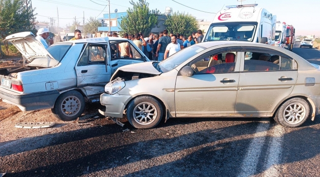 Akçakale yolunda kaza 